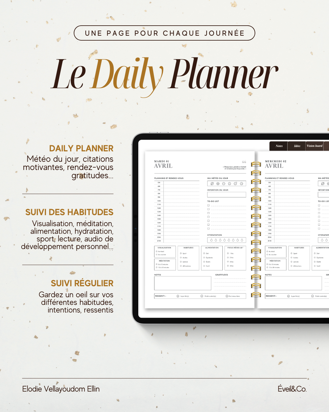 Mon planner pour profiter pleinement de ma vie - Digital