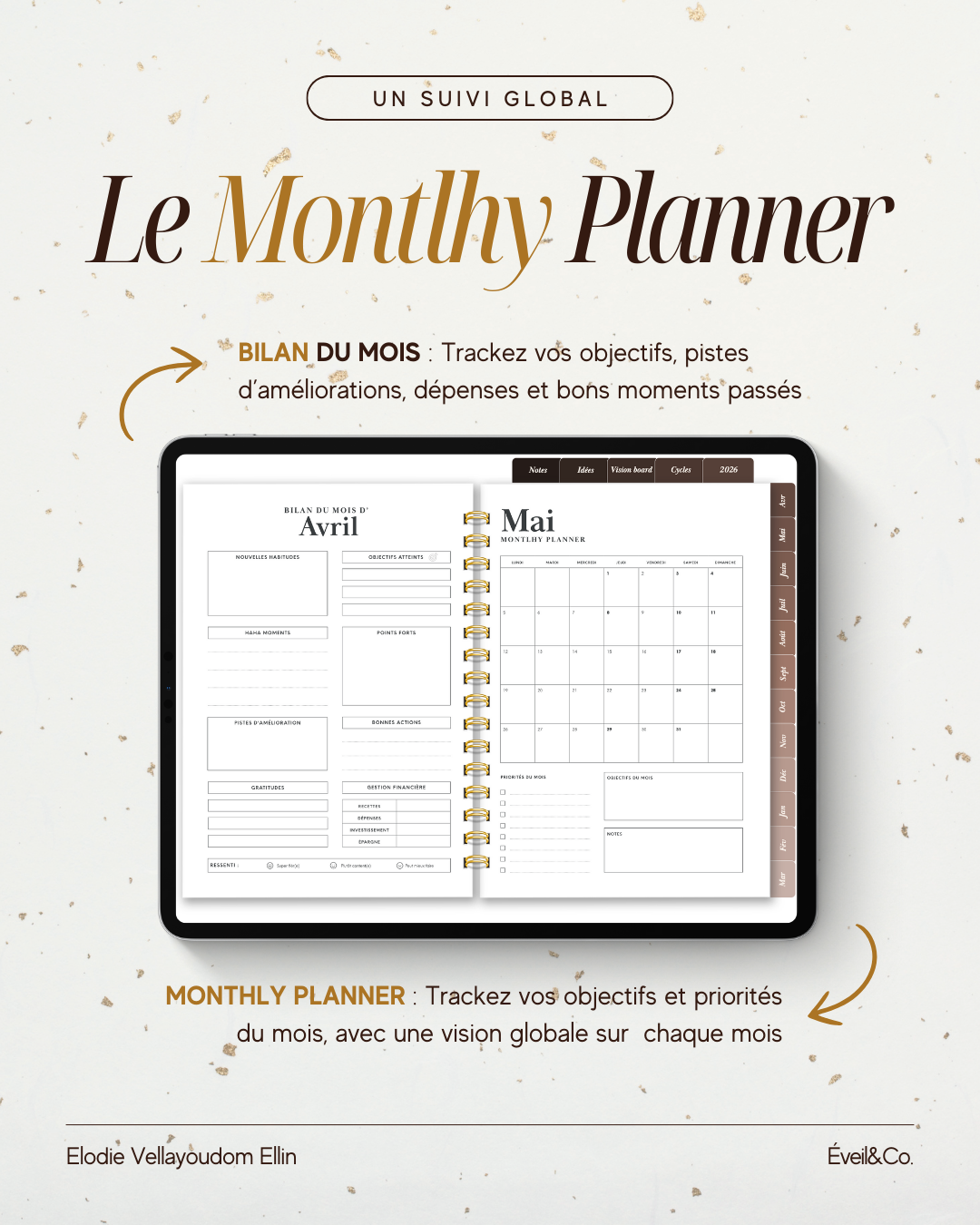 Mon planner pour profiter pleinement de ma vie - Digital