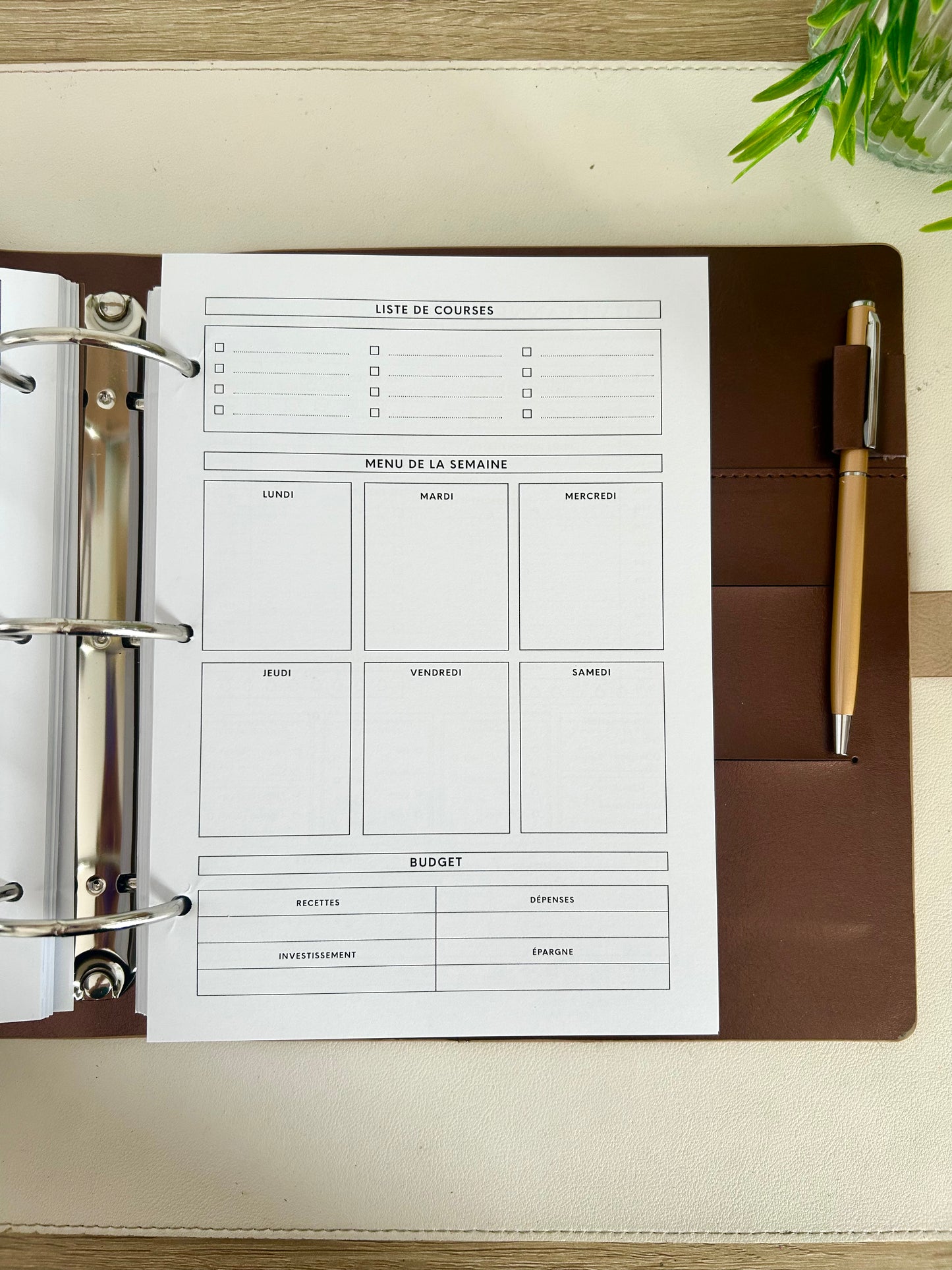 Mon planner pour profiter pleinement de ma vie - Non daté