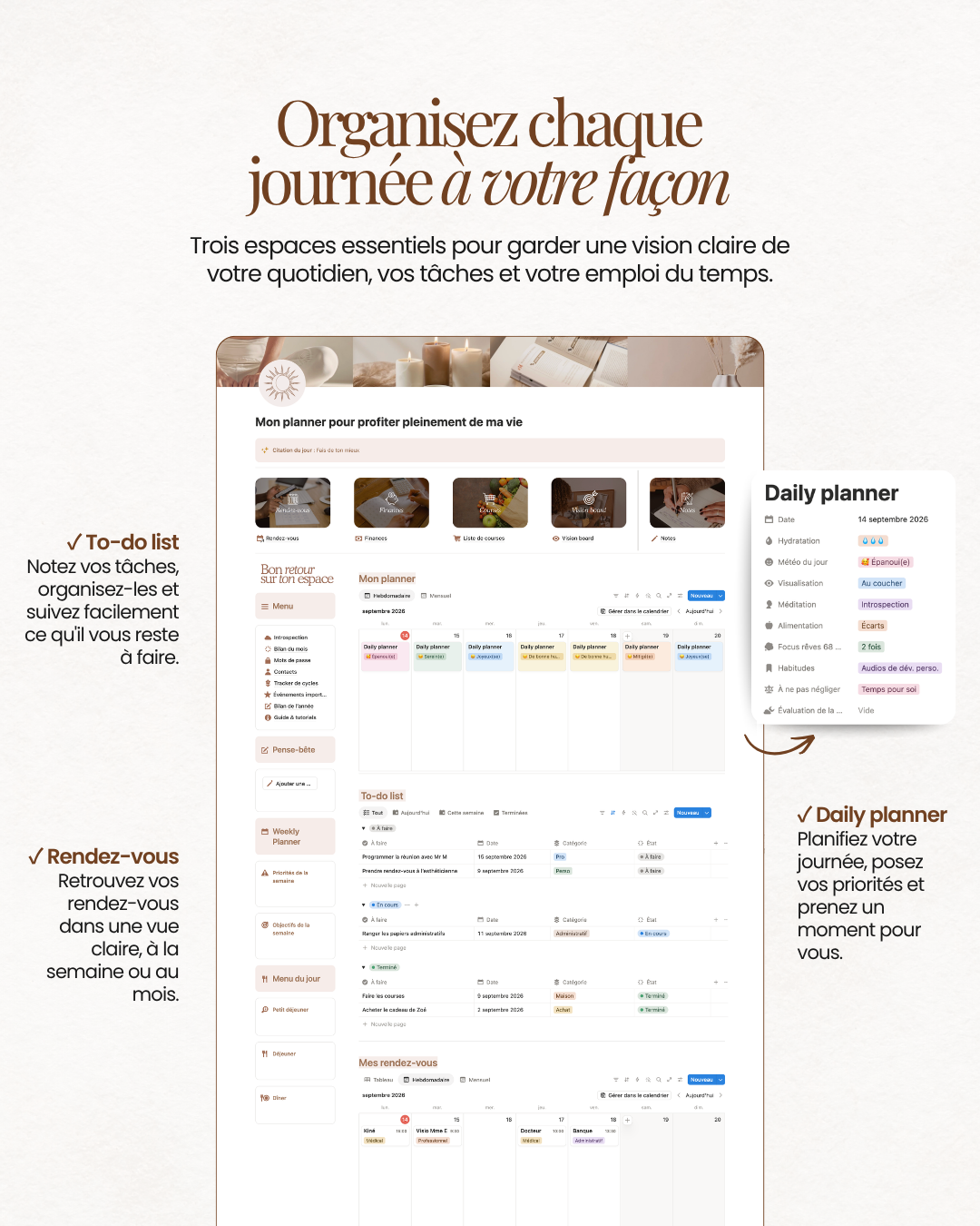 Mon planner pour profiter pleinement de ma vie - version digitale