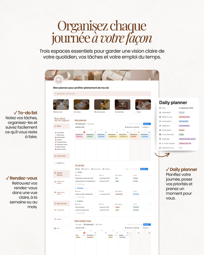 Mon planner pour profiter pleinement de ma vie - version digitale