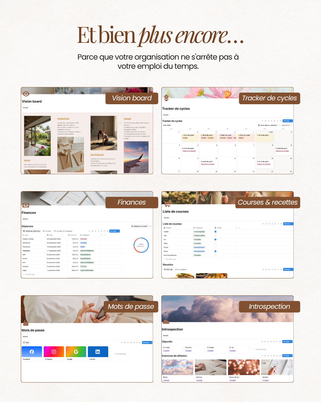 Mon planner pour profiter pleinement de ma vie - version digitale