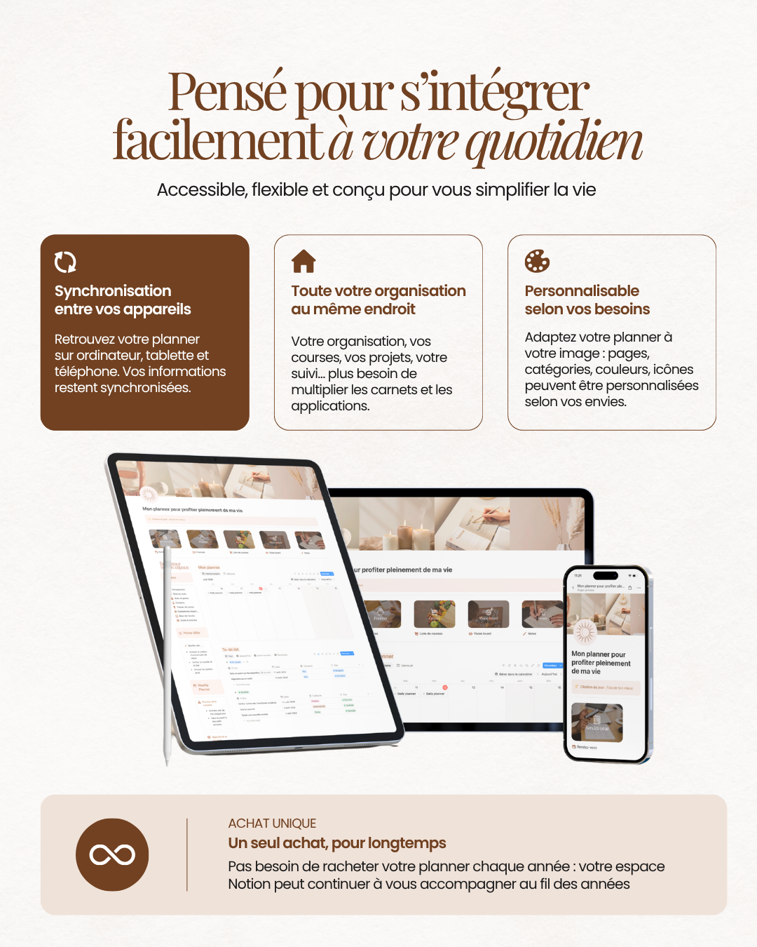 Mon planner pour profiter pleinement de ma vie - version digitale