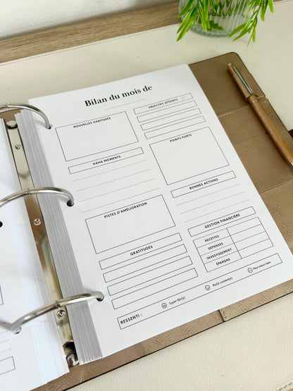 Mon planner pour profiter pleinement de ma vie - Non daté