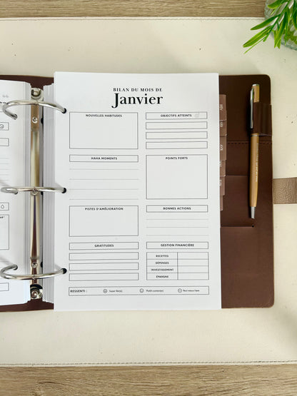 Mon planner pour profiter pleinement de ma vie 2026