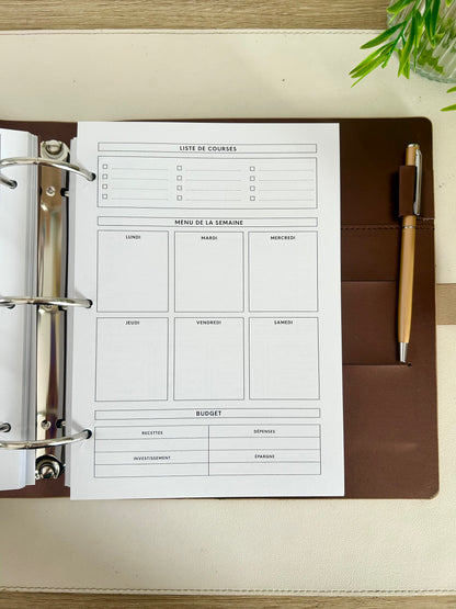 Mon planner pour profiter pleinement de ma vie - Non daté