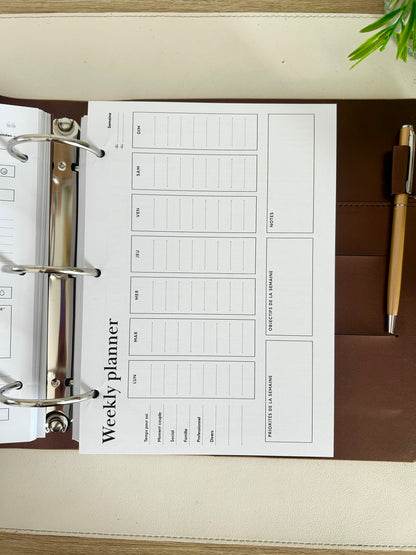 Mon planner pour profiter pleinement de ma vie - Non daté