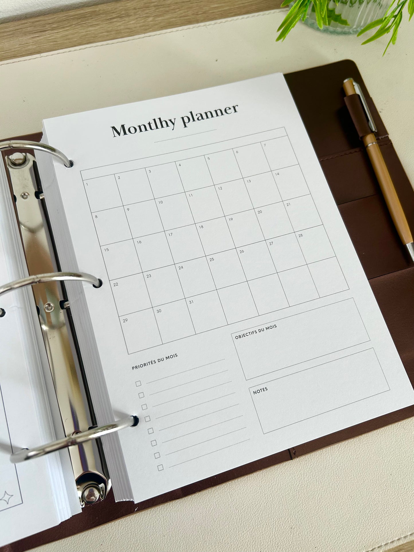 Mon planner pour profiter pleinement de ma vie - Non daté
