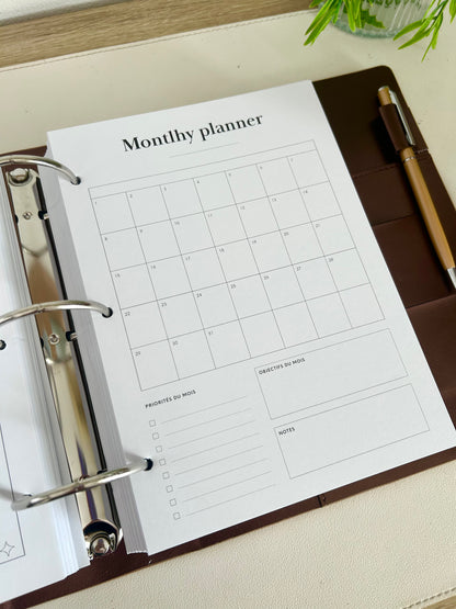 Mon planner pour profiter pleinement de ma vie - Non daté